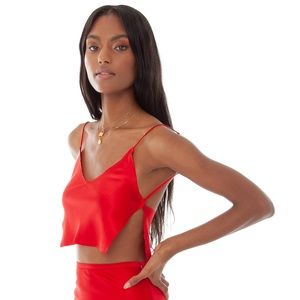 ARE YOU AM I - Nina Top (red) Size M
